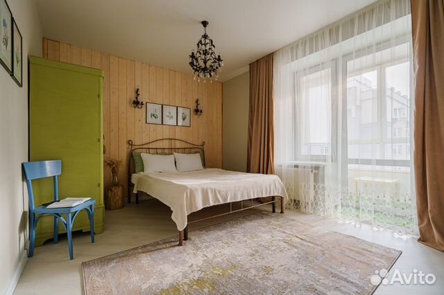 

1-к. квартира, 62 м², 2 кровати