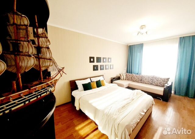 

1-к. квартира, 37 м², 2 кровати