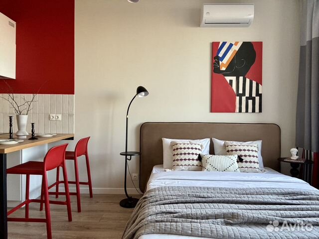 

Квартира-студия, 24 м², 1 кровать