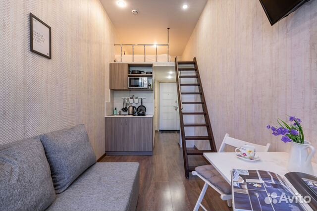 

Квартира-студия в апарт-отеле, 20 м², 2 кровати