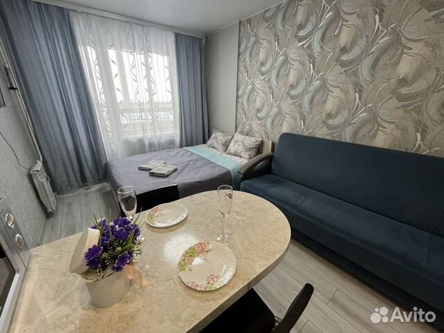 

Квартира-студия, 25 м², 2 кровати