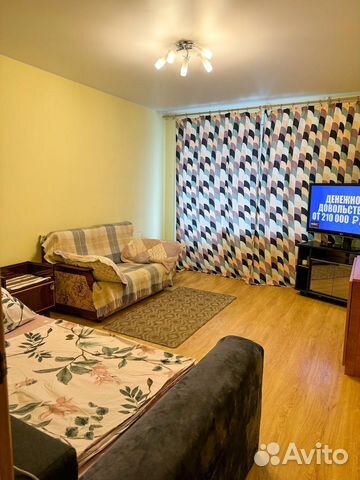 

1-к. квартира, 45 м², 2 кровати
