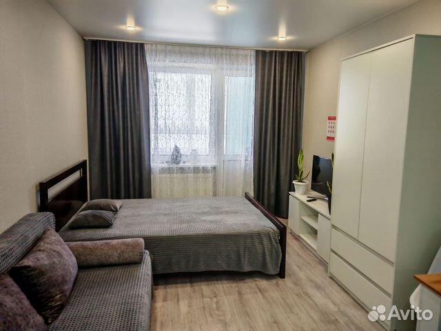 

Квартира-студия, 27 м², 2 кровати