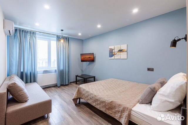 

1-к. квартира, 40 м², 2 кровати
