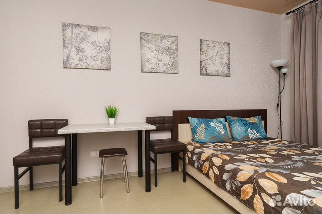 

Квартира-студия, 32 м², 2 кровати