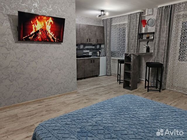 

Квартира-студия, 30 м², 1 кровать