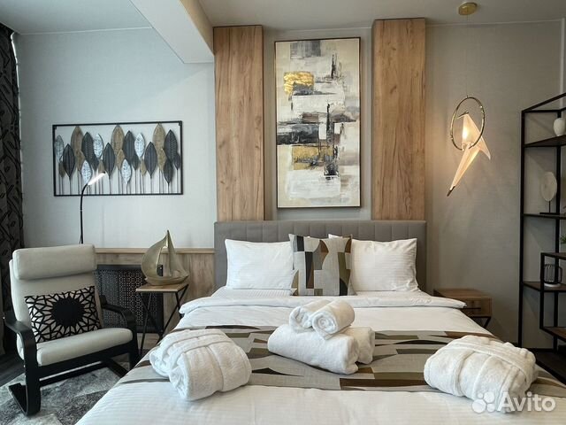 

Квартира-студия, 43 м², 2 кровати