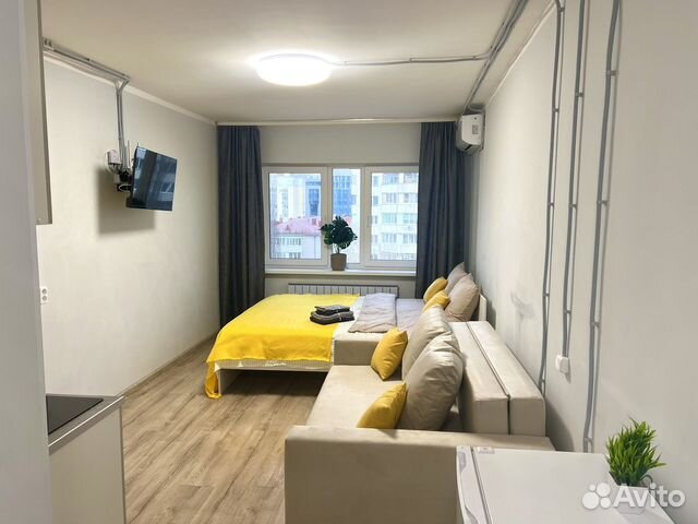 

Квартира-студия, 33 м², 2 кровати