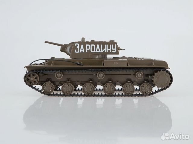 Кв-1 с журналом танк модель 1:43