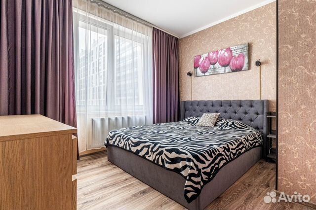 

1-к. квартира, 40 м², 2 кровати