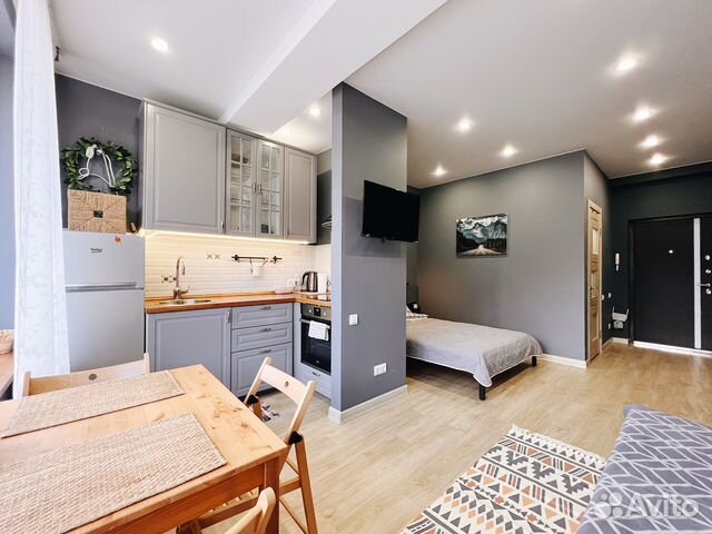 

Квартира-студия, 28 м², 2 кровати