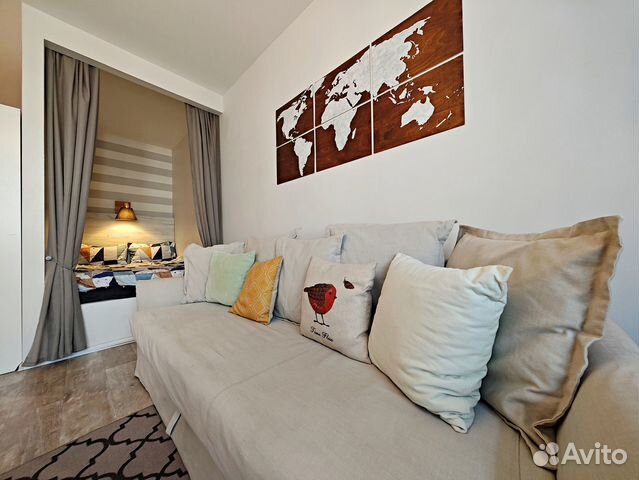 

Квартира-студия, 29 м², 2 кровати