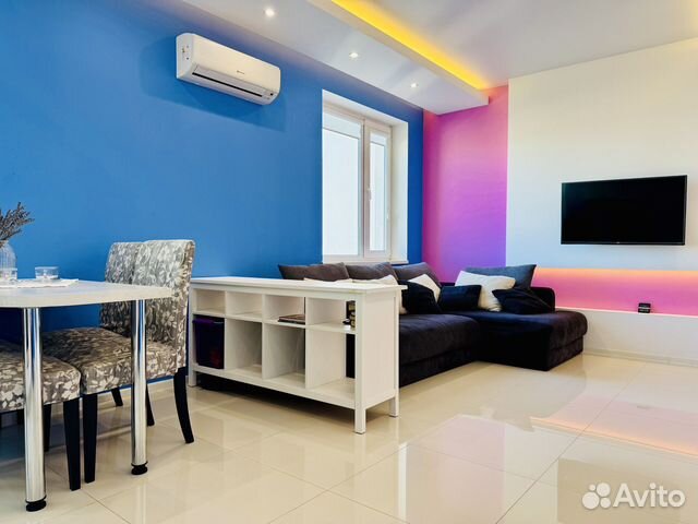 

Квартира-студия, 45 м², 2 кровати