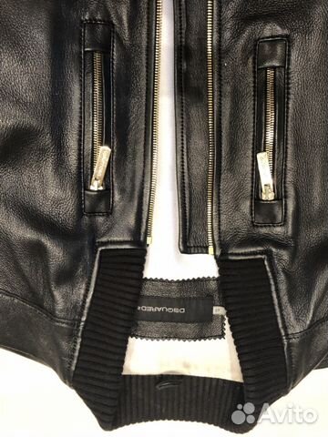 Кожаная куртка Dsquared2 Кожаная куртка Dsquared2