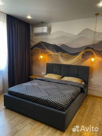 

1-к. квартира, 44 м², 2 кровати