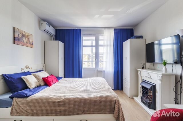 

Квартира-студия, 25 м², 2 кровати