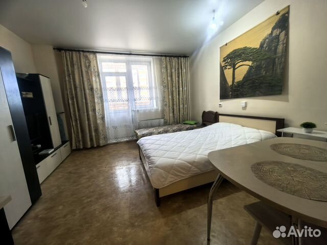 

Квартира-студия, 30 м², 3 кровати