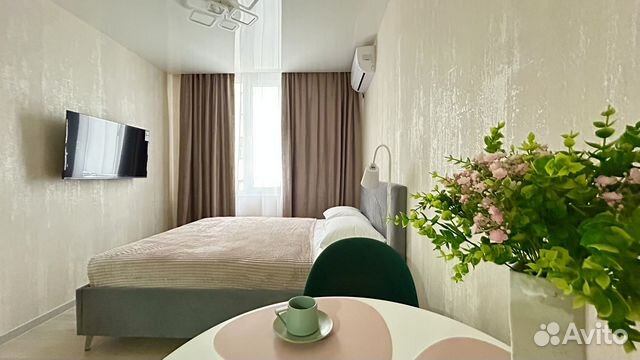 

Квартира-студия, 28 м², 1 кровать