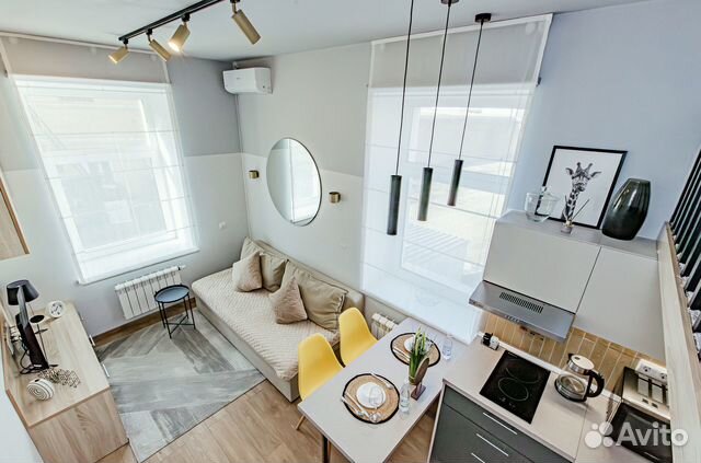 

Квартира-студия, 25 м², 2 кровати