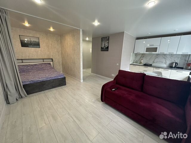 

Квартира-студия, 33 м², 2 кровати