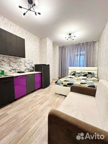 

Квартира-студия, 37 м², 2 кровати