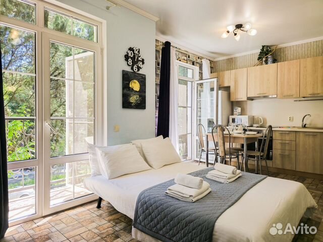 

Квартира-студия, 28 м², 2 кровати