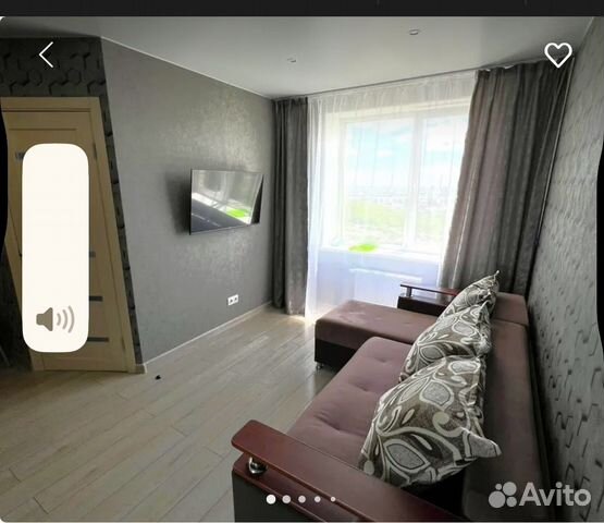 

1-к. квартира, 40 м², 2 кровати