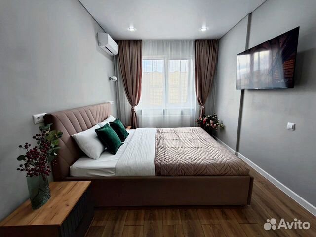 

1-к. квартира, 39 м², 2 кровати