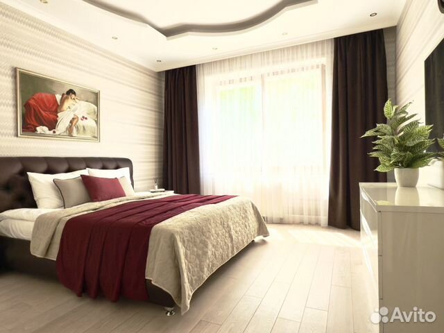

2-к. квартира, 84 м², 2 кровати