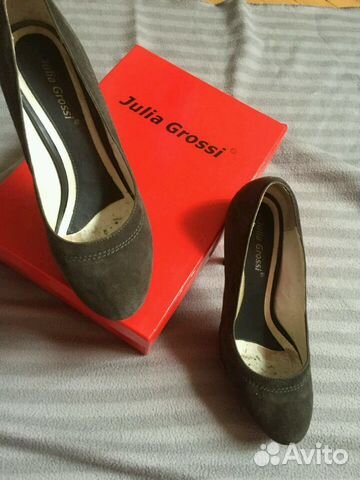 Туфли из натуральной замши Туфли из натуральной замши