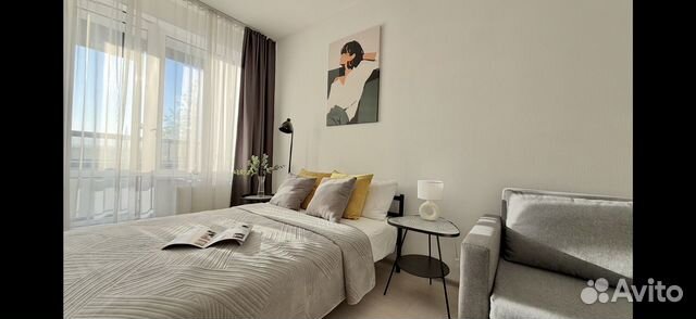 

Квартира-студия, 26 м², 2 кровати