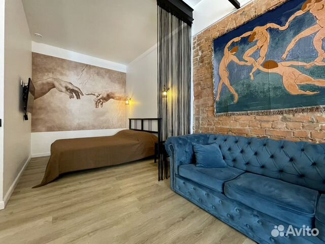 

Квартира-студия, 40 м², 2 кровати