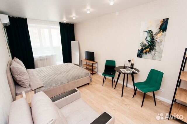 

Квартира-студия, 25 м², 2 кровати