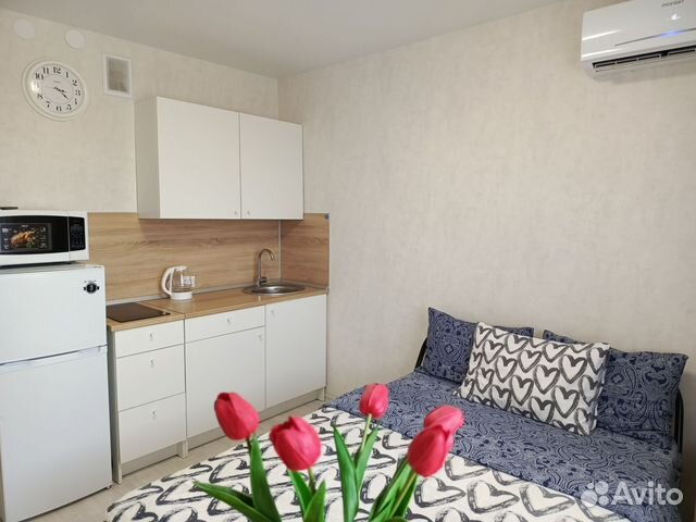

Квартира-студия, 21 м², 2 кровати