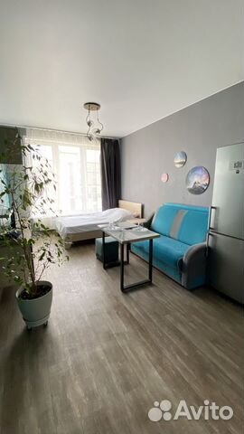

Квартира-студия, 27 м², 1 кровать