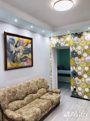 

1-к. квартира, 60 м², 2 кровати