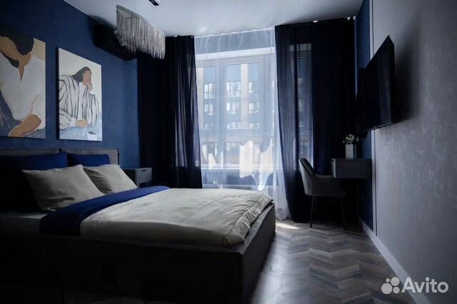 

1-к. квартира, 38 м², 2 кровати
