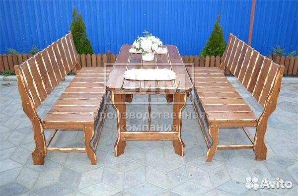 Стол лавка стул Садовая мебель