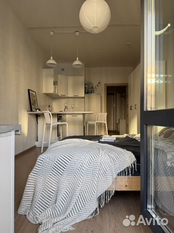 

Квартира-студия, 24 м², 1 кровать