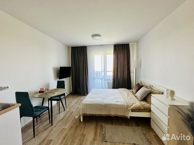 

Квартира-студия, 21,7 м², 2 кровати