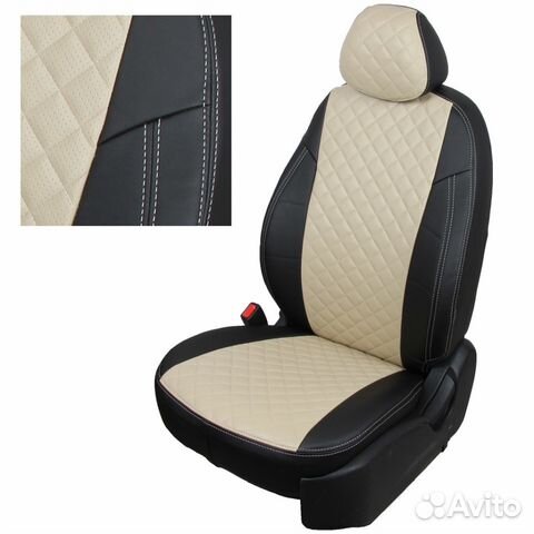 Настоящие чехлы Автопилот ромб для Crafter 3 мест Настоящие чехлы Автопилот ромб для Crafter 3 мест