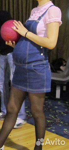 Джинсовый сарафан для беременных 44-46 Джинсовый сарафан для беременных 44-46