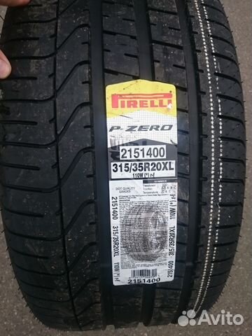 Новые Pirelli P Zero Run Flat 315/35 R20 XL 110 W
