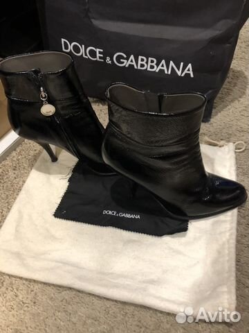 Лаковые ботинки dolcegabbana оригинал