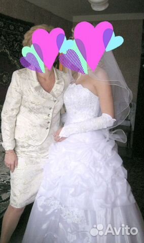 Свадебное платье р.44-46