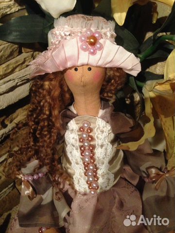 Тильда Высокая70 см Кукла коллекционная.Новая