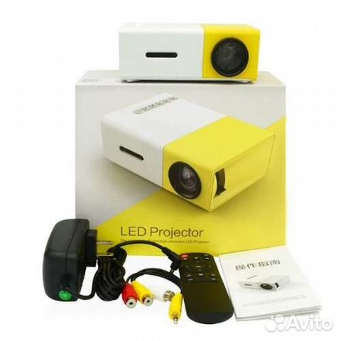 Домашний мини проектор LED Projector