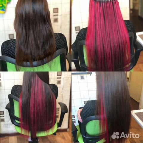 Наращивание волос и Окрашивание Выезд на дом