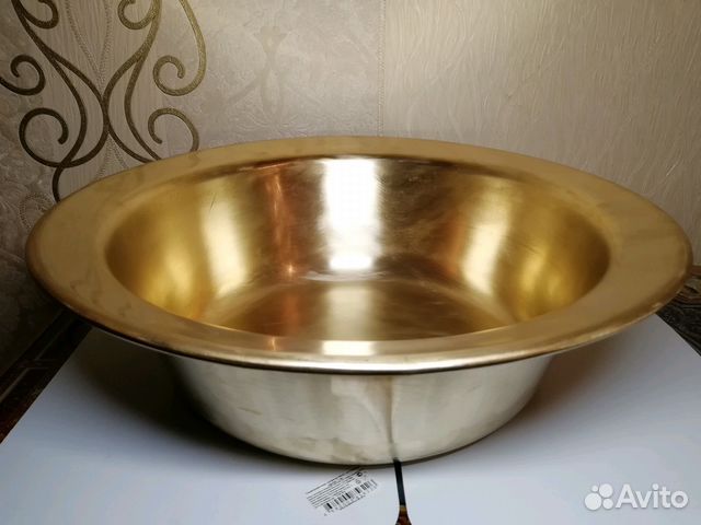 Таз медный, (ссср). клеймо