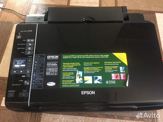 Принтер Epson Stylus TX219 + фото бумага
